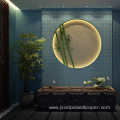 Hotel atrium background wall wallpaper